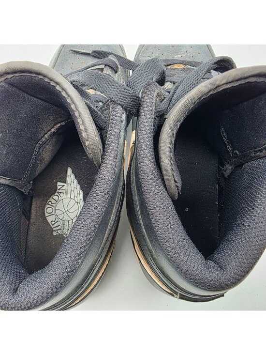 Air Jordan 1 Retro MCS High Mens Size 8.5 Baseball Cleats Black White AV5354-011 main image 11